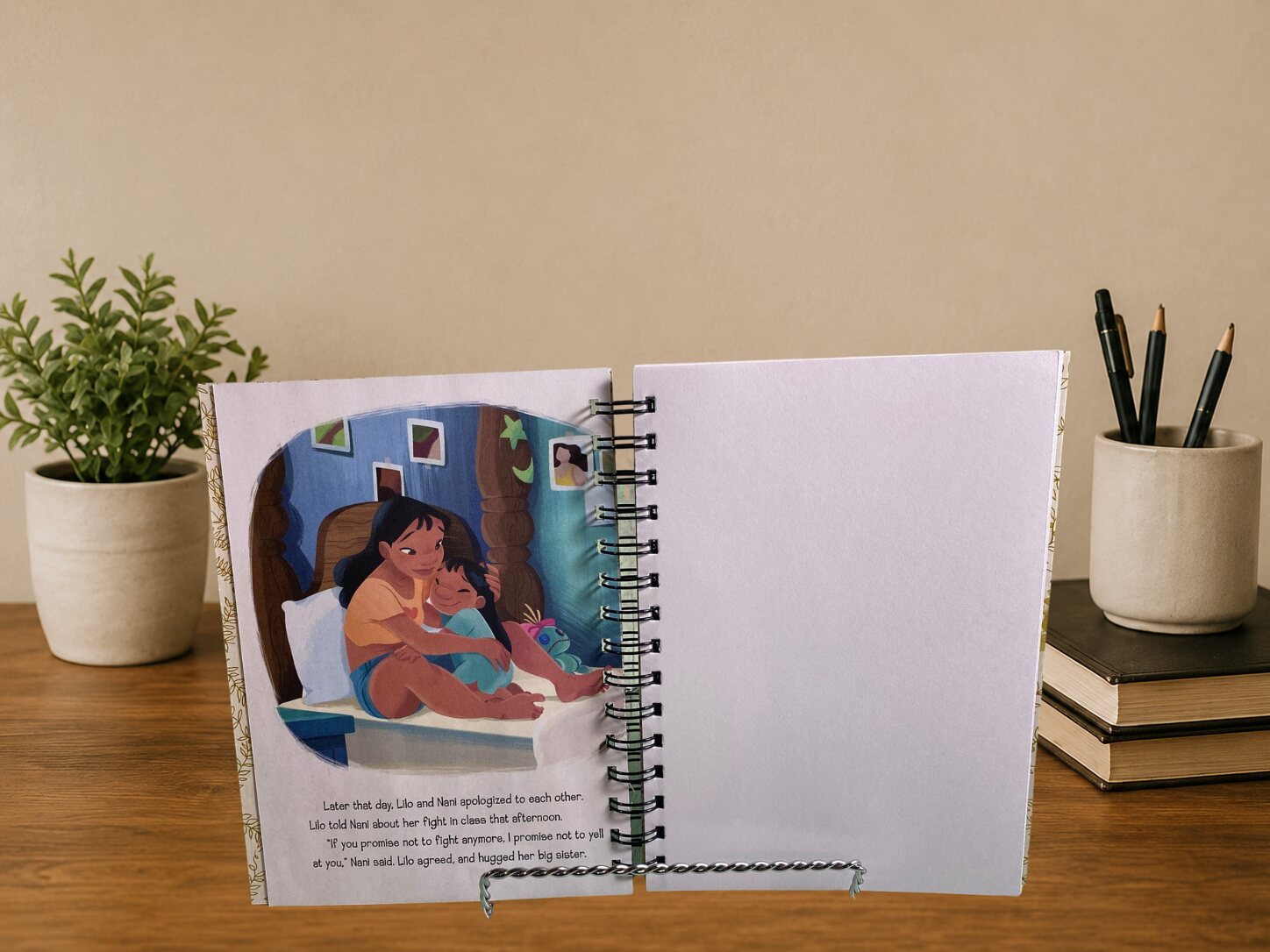 Lilo & Stitch Book Journal — open or alternate view