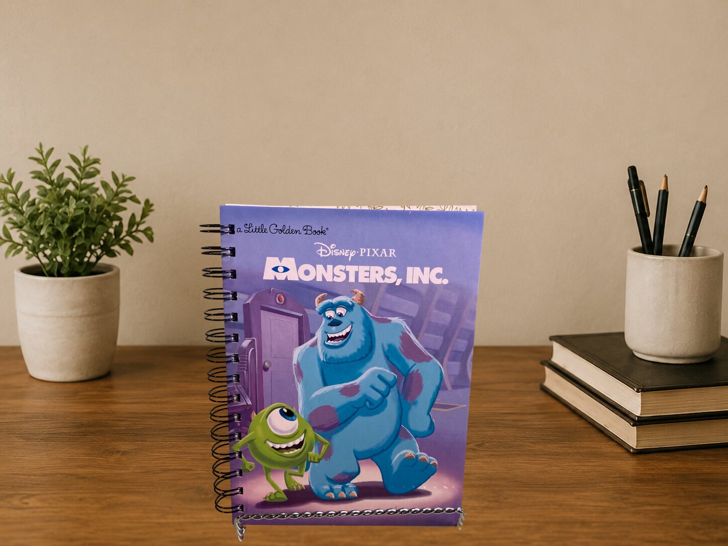 Monsters, Inc. Book Journal photographed by Tangled in Tradition