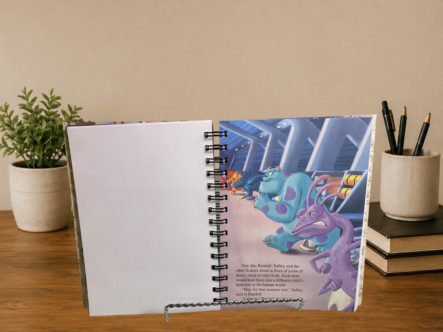 Monsters, Inc. Book Journal — open or alternate view