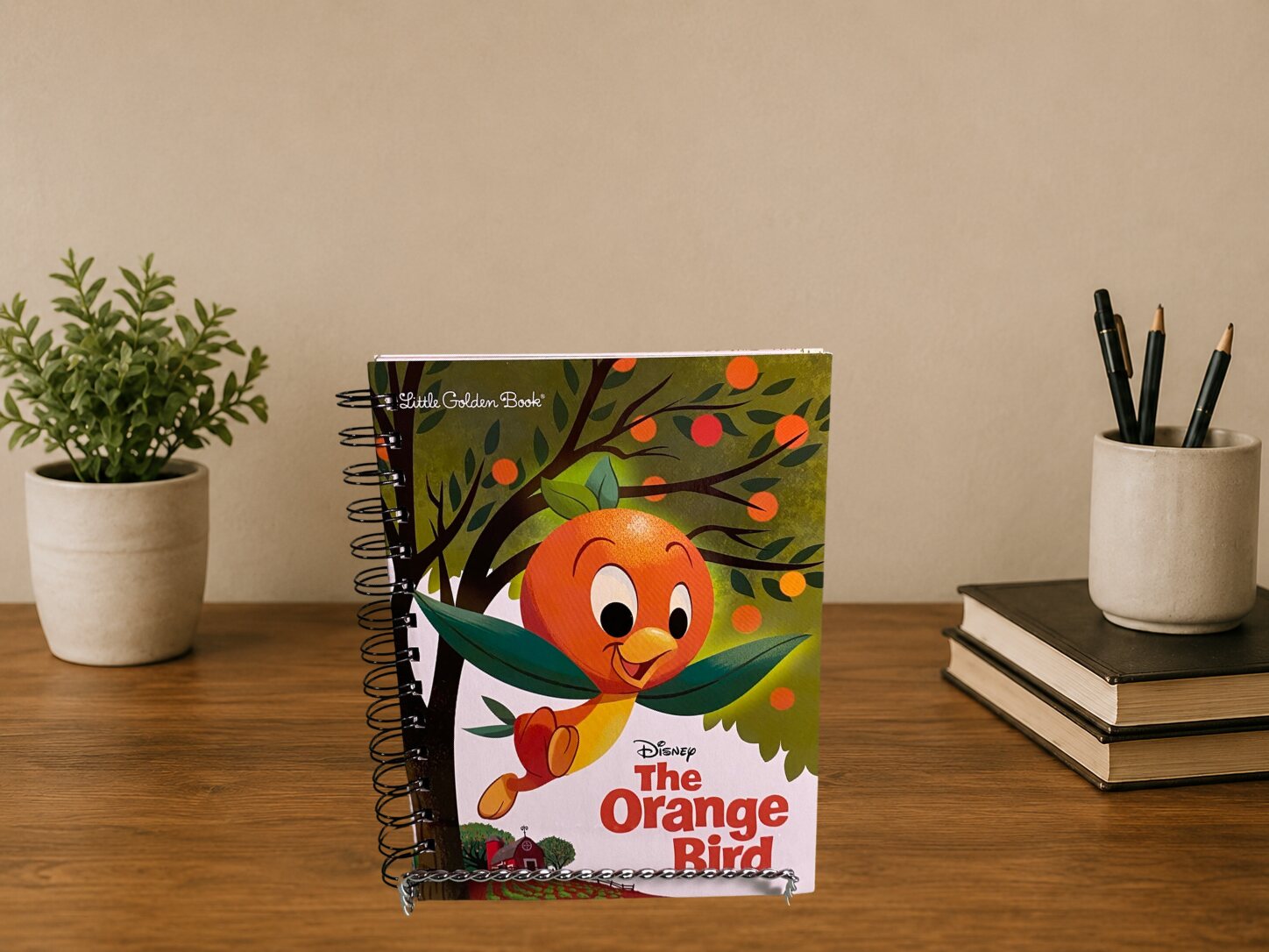 Orange Bird Book Journal photographed by Tangled in Tradition