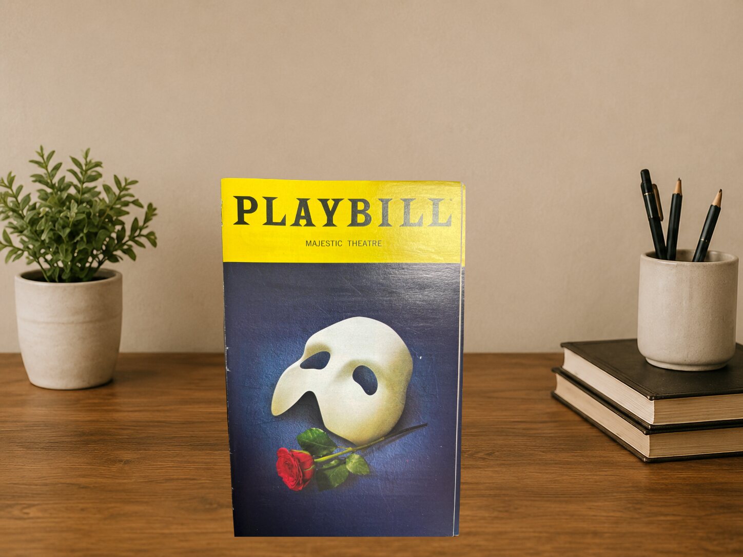 The Phantom of the Opera Playbill Journal photographed by Tangled in Tradition