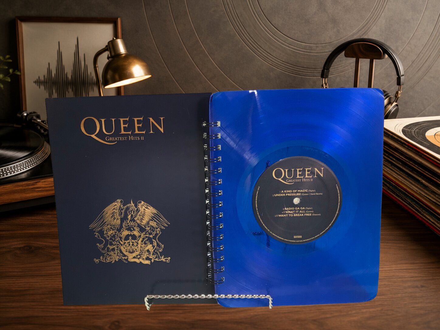 Queen Vinyl Record Journal — first view