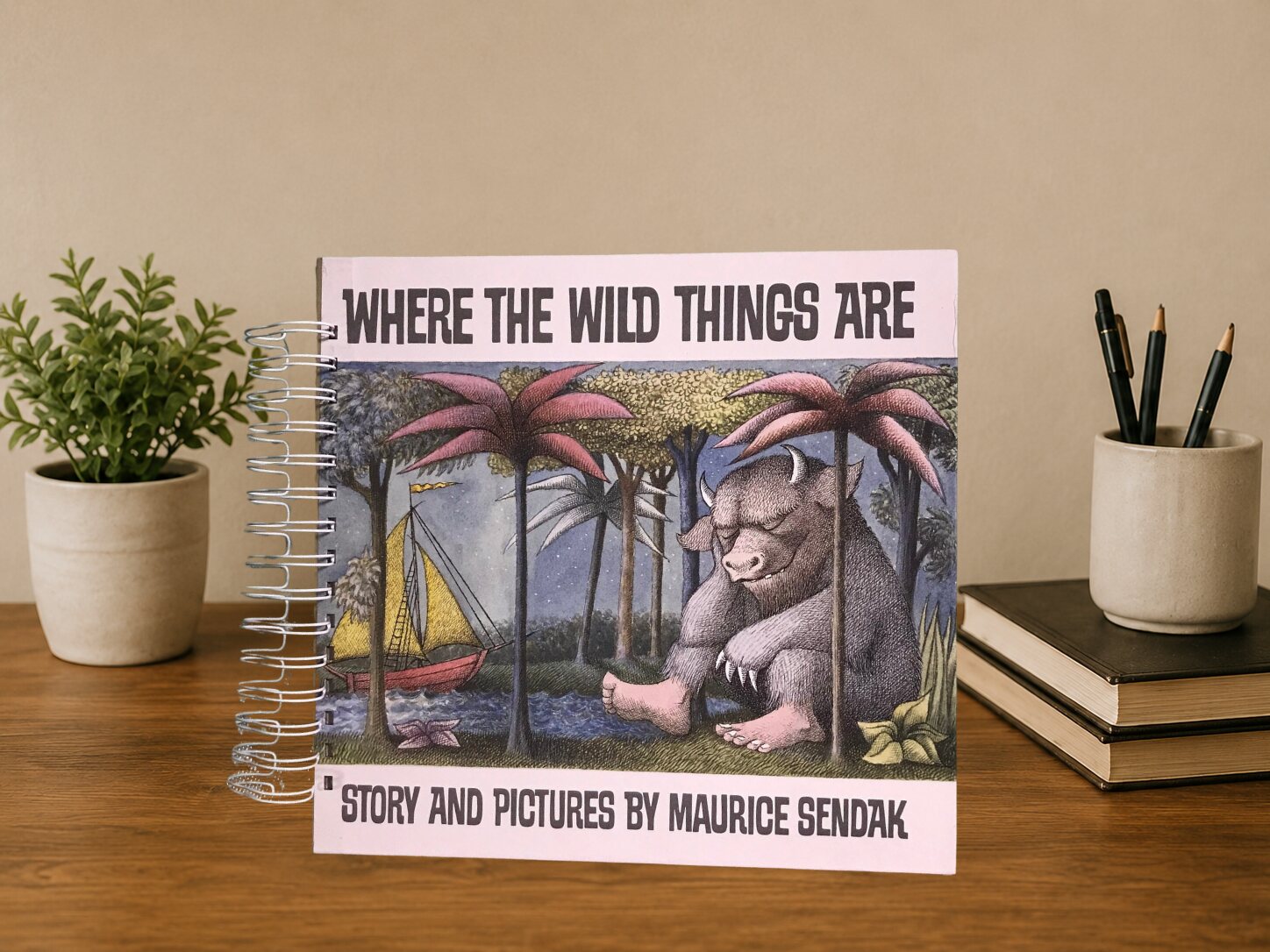 Where the Wild Things Are Book Journal photographed by Tangled in Tradition